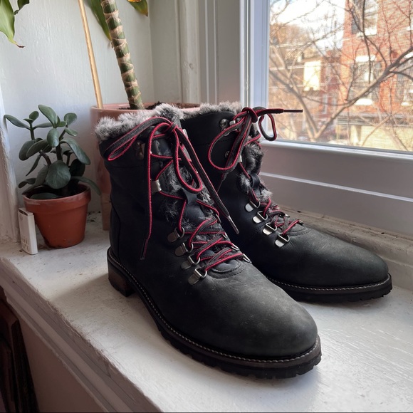 Joules Ashwood Laced Lined Boots 
